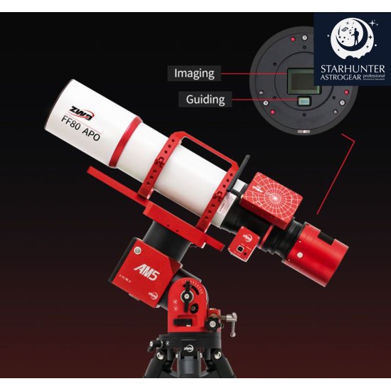 ZWO ASI2600MM Duo APS-C Cooled Monochrome Astronomy Camera with Built-In Guide Sensor