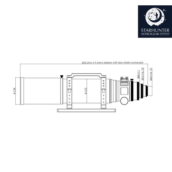 Askar 107PHQ 107mm f/7 Quadruplet Flat-Field Astrograph