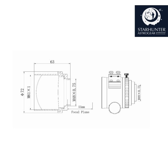 Askar 0.7x Reducer for Askar FRA400 72mm