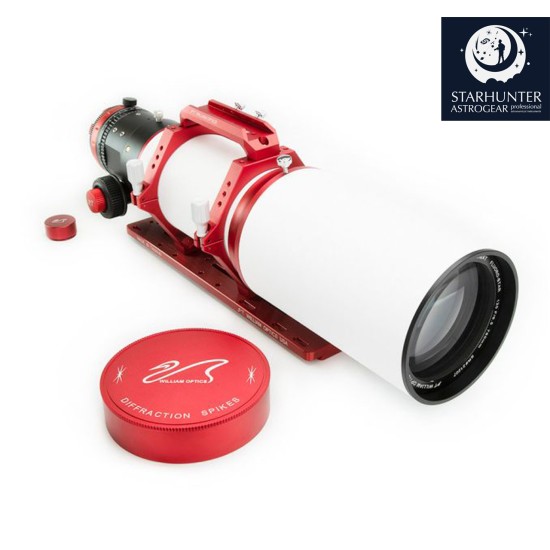 William Optics FLT 120 Fluorostar 120mm f/6.5 Triplet Apo Refractor with Carry Case - Red