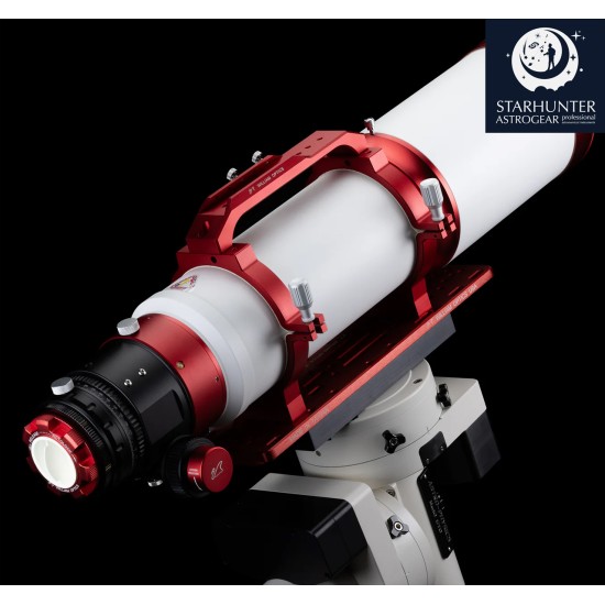 William Optics New FLT 132 Fluorostar 132mm f/6.9 Triplet Apo Refractor with Carry Case - Red 