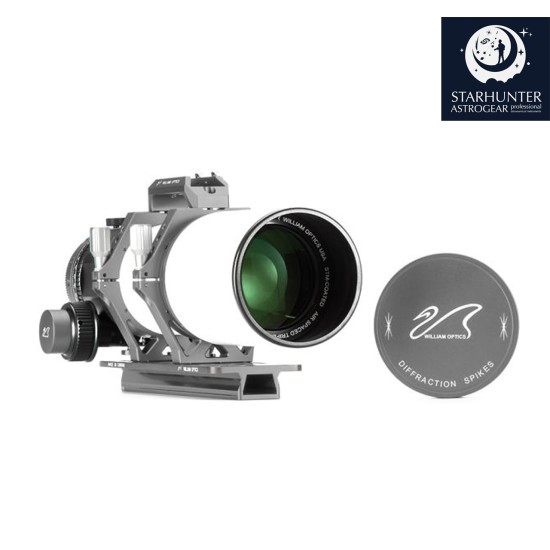 William Optics FLT 91 Fluorostar 91mm f/5.9 Triplet Apo Refractor with Carry Case - Space Gray