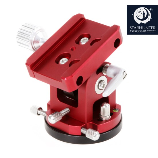 William Optics Low Latitude Vixen-style Base Mount & Extension Bxar for iOptron Skyguider Pro - Red