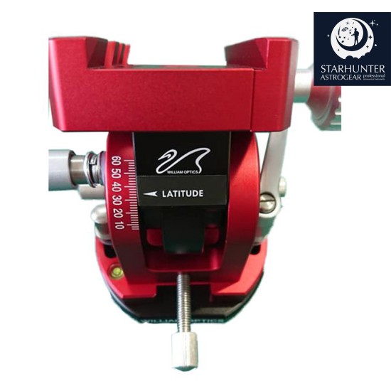 William Optics Low Latitude Vixen-style Base Mount & Extension Bxar for iOptron Skyguider Pro - Red